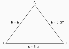 Rechenliesel: Aufgaben: Gleichschenklige Dreiecke